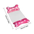 thumbnail image 2 of Hearth & Gear Summer Relaxation Foldable Water Inflatable Cute Bow Floating Chair Suitable For Swimming Pools And Beaches Inflatable Pool with Slide Activity Pool Fruit Pool Float Adult Pool Tube Pool, 2 of 5