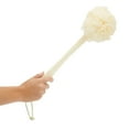 thumbnail image 5 of 3 Pack Long Handled Loofah Back Scrubber, Exfoliating Body Sponge for Shower, Bath (18 In), 5 of 8