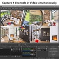 thumbnail image 5 of ACASIS Quad HDMI PCIe Video Capture Card 1080P 60FPS 4 Channel Black, 5 of 11