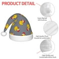 thumbnail image 6 of Cauagu Christmas hat duck Pattern Christmas Hat for Kids,Xmas Holiday Hat Santa Hat for Boys & Girls Festive Headwear Accessories for Christmas/New Year/Holiday, 6 of 6
