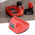 thumbnail image 4 of Chargeur de batterie au lithium 10,8 V 12 V pour batterie M12 N12 48-11-2401 48-11-2402, prise UE 220 V, 4 of 4