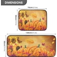 thumbnail image 7 of SKYSONIC Sunflower Pumpkin Kitchen Rugs 2 Pieces, Maple Leaves Floor Mat Room Area Rug Washable Carpet Perfect for Living Room Bedroom Entryway, 7 of 7