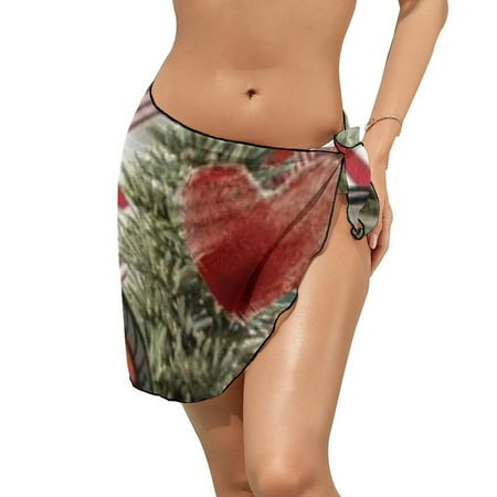 Spider-man Women s Beach Sarong Bathing Suit Wrap Skirt Sheer Bikini Swimsuit Cover Ups for Swimwear