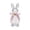 as show, variant on LEWEEN Easter Candy Jar Bunny Figurine Plastic Storage Box, Transparent Bear Shape Snack Box for Party Decor, Easter Basket Stuffers Gifts Essentials