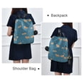 thumbnail image 6 of FORMRS Women's Travel Backpack Purse Anti-Theft Hidden Pockets Casual Shoulder Bag, Capybaras Swimming, 6 of 7