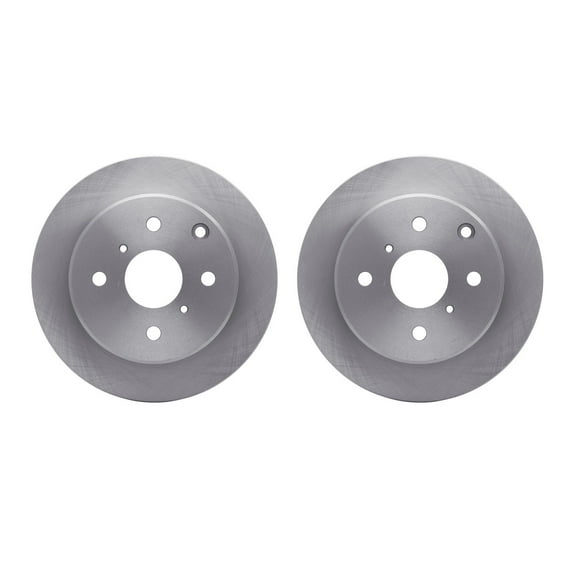 Dynamic Friction Company Rear Brake Rotors 6002-76025