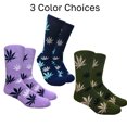 thumbnail image 2 of Cannabis Leaf Patterned Socks (Adult Large - Men's Shoe Sizes 8-12), 2 of 7