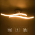 thumbnail image 2 of Bewildely Lámpara de techo Led Lámpara de techo con forma bifurcada Luces colgantes LED minimalistas modernas 14W 2 tiras LED Iluminación y accesorios No.1 Bewildely HA026183-01, 2 of 5