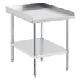 thumbnail image 1 of Yeshouse mesa de soporte para parrilla de acero inoxidable con certificación NSF, capacidad de 181 kg, patas ajustables y deflector de borde de 5 cm, ideal para equipos de restaurantes y hoteles, 1 of 7
