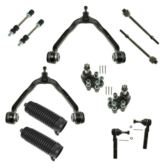 TRQ For Silverado Sierra Control Arm Ball Joint 12pc Steering Suspension Kit PSA58879 Fits select: 1999-2007 CHEVROLET SILVERADO, 1999-2007 GMC NEW SIERRA