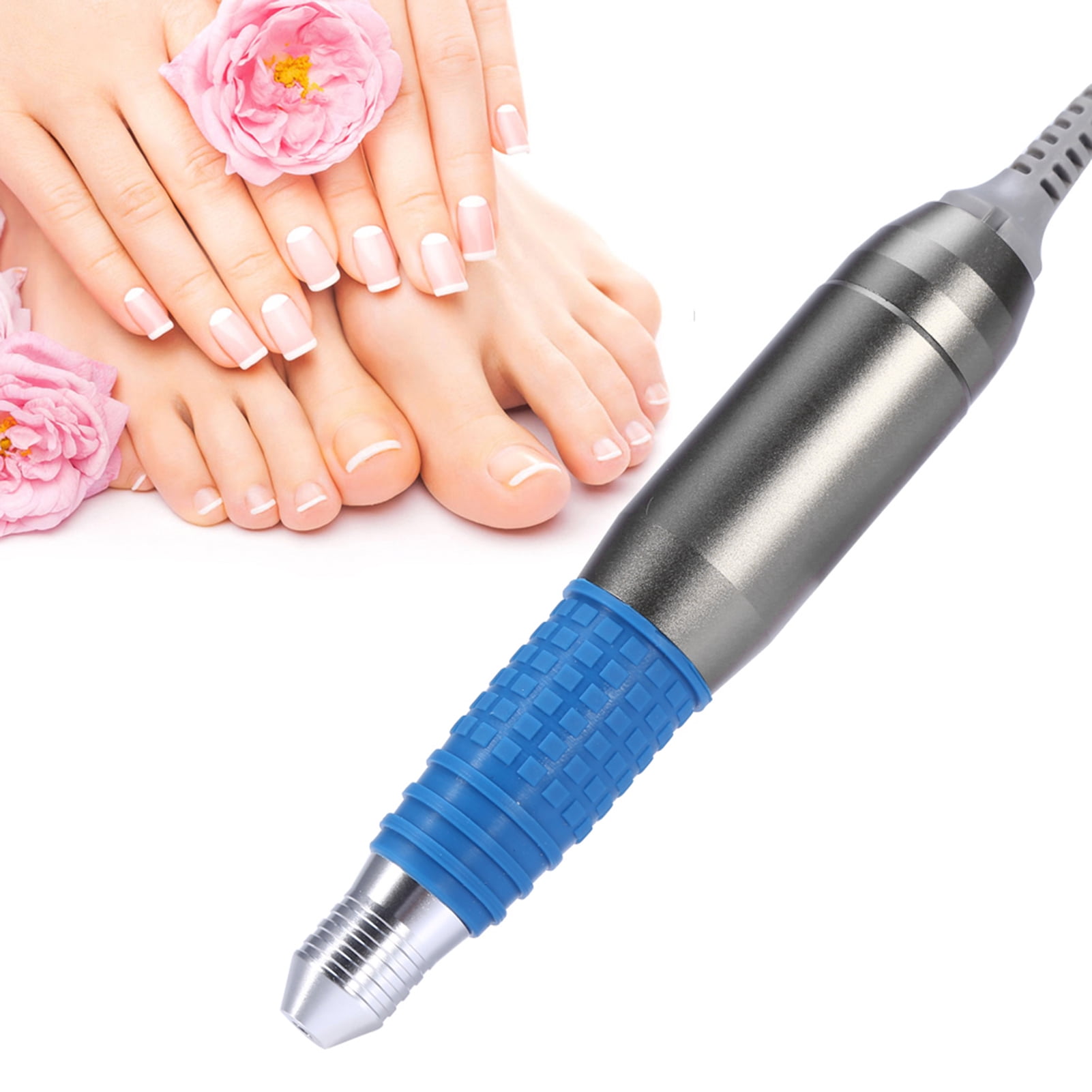 Nail File Pen, Stainless Steel Nail Drill Handle, Easy To Use Artificial Nails For Natural Nails Home Diy Professional Salon