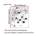 thumbnail image 2 of Adhesivos de pared para Halloween, tela de araña, PVC, 25 x 29,5 cm, impermeables, 2 of 3