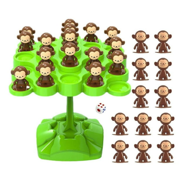Mono árbol equilibrio juguete divertido rompecabezas juguetes recreativos rellenos para piñatas regalos para Baby Shower