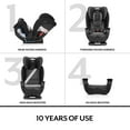 thumbnail image 5 of Evenflo All4Stages Slim 4-in-1 Convertible Car Seat (Tybee Black), 5 of 11