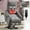Light Gray + Chenille + Fiber Foam and Polyester Fiber Pad, variant on Grey PU Single Motor Power Lift Recliner Chair with Massage and Heat for Elderly, Heavy Duty Motion Mechanism and One USB for Charging, Max Reclining Angle 155°