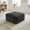 Black, variant on VERDECORE Boneless Cloud Ottoman Pouf, Plush Corduroy Multipurpose Foot Rest Bench for Home