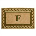 thumbnail image 1 of Nedia Home 02228H Heavy Duty Coco Mat 22 x 36 In. Olive Branch Border Monogrammed H, 1 of 1