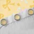 thumbnail image 4 of Homewish Kawaii Bowknot Curtains Pack of 2 (42x84 Each) for Kids Girls, Gradient Bow Ribbon Curtains Blackout, Cute Stars Bedroom Curtains, Luxurious Bedroom Decor, 4 of 6