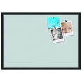 thumbnail image 2 of PinPix 34x24 Custom Cork Bulletin Board Lattice Lt Blue Poster Board Has a Fabric Style Canvas Finish, Framed in Lattice Lt Blue, by ArtToFrames (PinPix-1826), 2 of 5
