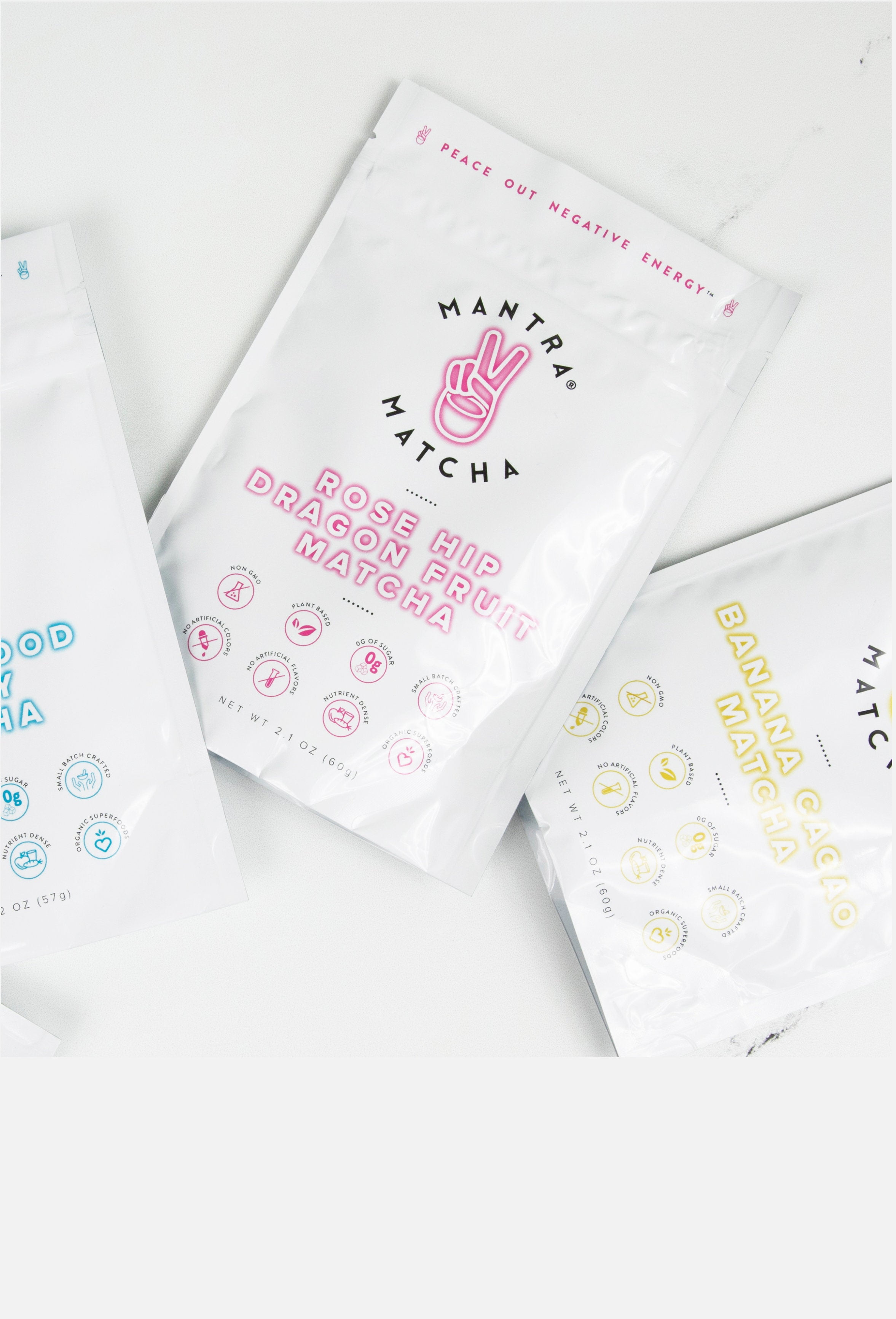 Rose Hip Dragon Fruit Matcha