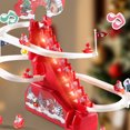 thumbnail image 4 of Tobogán eléctrico de pista de estilo navideño juguete musical Montessori para niños, 4 of 9