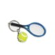 thumbnail image 4 of Naiovety 6 piezas simulación raqueta de tenis llaveros deporte moda colgante decoración llavero accesorios esposa verde Decoración del hogar Azul Naiovety HA011953-02, 4 of 5