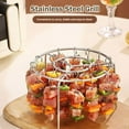 thumbnail image 6 of #air# Fryer Kebab Rack with 12pcs Skewers,Stainless Steel Vertical Skewer,#air# Fryer Standing Barbecue Rack,Multifunctional Vertical Skewer Stands for Meat skewers, Chicken Legs,Barbecues Oven U9O0, 6 of 8