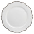 thumbnail image 4 of Vajilla Redonda Elegante con Filo Plateado, Diseño Ondas. Vajilla Familiar para Toda Ocasión, 20 Piezas para 4 Personas, 4 of 7