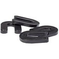 thumbnail image 2 of OX Tools 1/4 Inch Horseshoe Solid Plastic Black Shim Tile Spacers, 1000 Pieces, 2 of 3