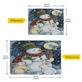 thumbnail image 5 of WOBOGO Snowman with Rabbits Puzzle Challenge 1000 Piece Jigsaw Suitable for Game Night Finished Size 29.5 x 19.7in, 5 of 9