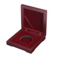 thumbnail image 1 of Commemorative Coins Box Wood/Plastic Collection Souvenir Metal Coin Box For Gift, 1 of 4