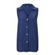 thumbnail image 5 of Gibobby Camiseta sin mangas con botones y cuello en V de color sólido informal para mujer(Azul,XG), 5 of 5