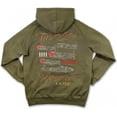 thumbnail image 3 of Big Boy Tuskegee Airmen S4 Mens Pullover Hoodie [Green - 2XL], 3 of 5