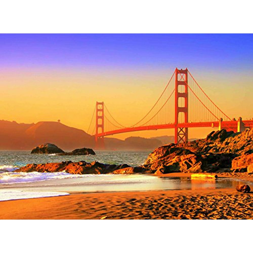 Adult Jigsaw Puzzle San Francisco Iconic Golden Gate Bridge 500Pieces