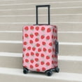 thumbnail image 2 of Lsque Hand Drawn Strawberry Printed Luggage Cover, Travel Luggage Protector,Scratch and Dirt Resistant, Fits 18-32 Inch Luggage - Medium, 2 of 9