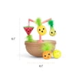 thumbnail image 6 of Catstages Hunt N' Wobble Fruit Bowl Wobbling Cat Toy with Five Catnip Toys, Jingle Ball, and Flingers, Multicolored, 6 of 6