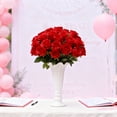 thumbnail image 4 of 36PCS Artificial Silk Flowers Realistic Roses Bouquet Long Stem for Home Wedding Decoration Party, 4 of 6