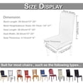 thumbnail image 3 of DYstyle Solid Spandex Stretch Dining Chair Slipcover, Wedding Banquet Chair Cover, Dining Room Seat Cover, 3 of 4