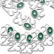 20 Pcs 2023 Pendant Jewelry Decors Jewlery Key Fob New Year Charms Decorative Pendants