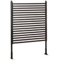 thumbnail image 1 of Brown 4ft Outdoor Privacy Screen – Metal Garden Divider for Patio, Deck & Backyard – Versatile Barrier with 2 Standing Options, 1 of 7