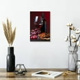 thumbnail image 2 of Elephant Stock Autumn Red Wine Wall Art - Vertical Canvas Wall Art - Living Room Wall Decor - Food And Drink Canvas - Red And Black Decor - 8" x 12", 2 of 8