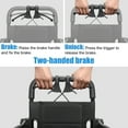 thumbnail image 6 of Zxareky Wheelchair with Support 220lbs, Hand Push Mobility Scooter with Pull Bar, 6 of 12