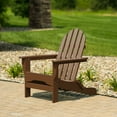 thumbnail image 4 of DuroGreen Adirondack Chairs Made with All-Weather Tangent lumber, Set of 4, Oversized, High End Classic Patio Furniture for Porch, Lawn, Deck, or Fire Pit, No Maintenance, USA Made, Teak, 4 of 6