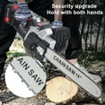 thumbnail image 5 of Yedigre Cordless Chainsaw, Brushless Motor Electric Chainsaw, Battery Powered Chainsaw, 16 inch, 5 of 12