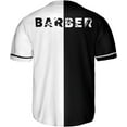 thumbnail image 3 of Custom Barber Shop Baseball Jersey Personalized Name Barber Shirt 3D for Men Women Hairdresser Shop Gift Scissors Pole Shirts (3XL), 3 of 4