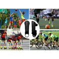 thumbnail image 5 of Protector Antideslizante Espinilleras de FúTbol para NiñOs Equipo de ProteccióN para Espinillas Acolchado con Correas Ajustables Soporte de Tobillo, 10X22Cm, 5 of 5