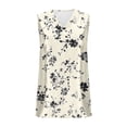 thumbnail image 7 of TaTaai Printed Satin Women Tank Top V Neck Sleeveless Silk-like Soft Non See-through Machine Washable No Fading Lightweight Casual Fashion Daily Wear Top Gift, 7 of 7