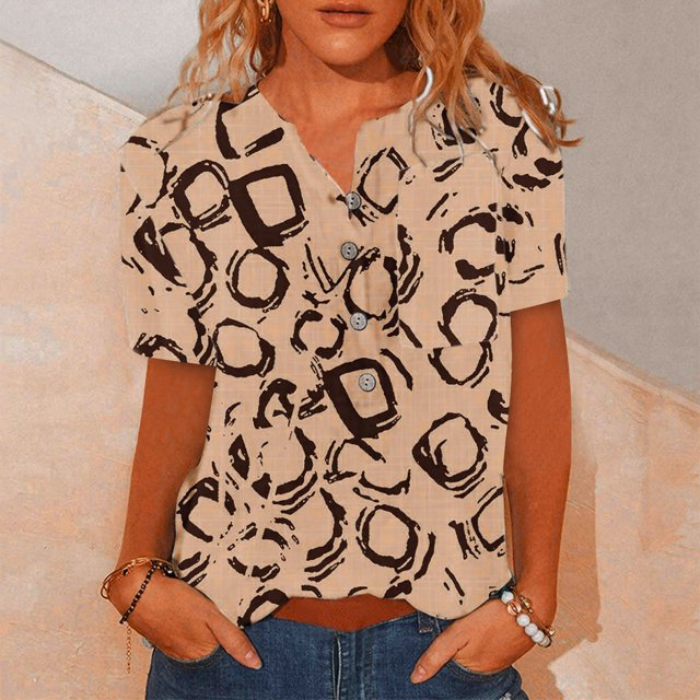 Pntutb camisas para mujer verano Casual algodón Lino manga corta camiseta suelta ajuste botón abajo solapa camisetas blusas casuales Pntutb Pntutb-3903