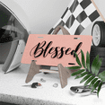 thumbnail image 3 of 1 Pcs 2D Flat License Plate Covers & Frames, Blessed For Decorative Front, Waterproof For Decoration Aluminum License Plate Covers & Frames Cover For Men Women, 12" X 6", 3 of 6