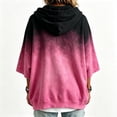 thumbnail image 4 of longantii Breast Cancer Sweatshirts Comfort Fall Oversized Hoodies for Women | 3/4 Sleeve Hooded Pink Ribbon Sweatshirt, October Crewneck Pullover Hoodie Comfort Loose Fit Sweaters, 4 of 4